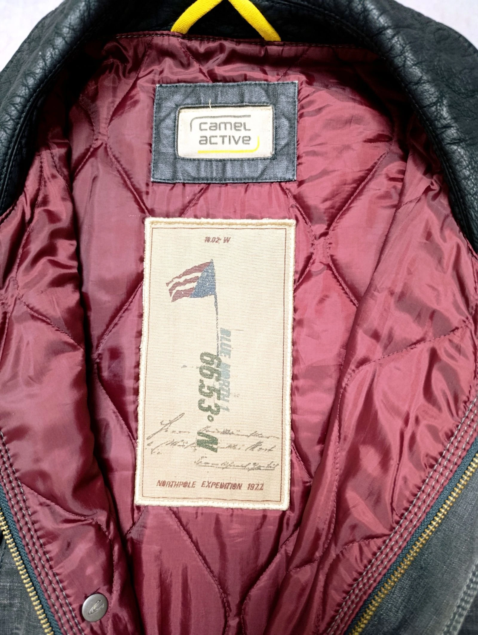 🔥 Camel Active Waxed Field Jacket XL EU54 Heavyweight Outdoor Coat Vintage – photo 7
